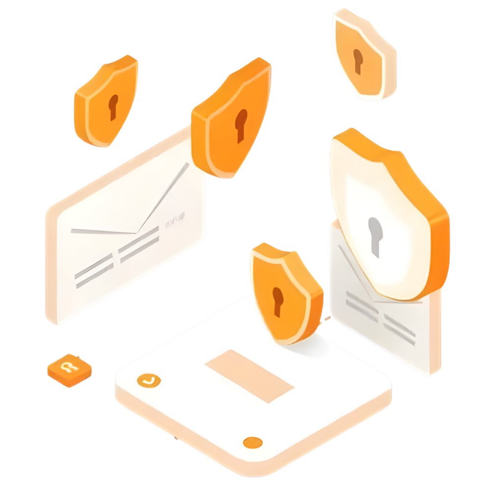 Secure contact illustration